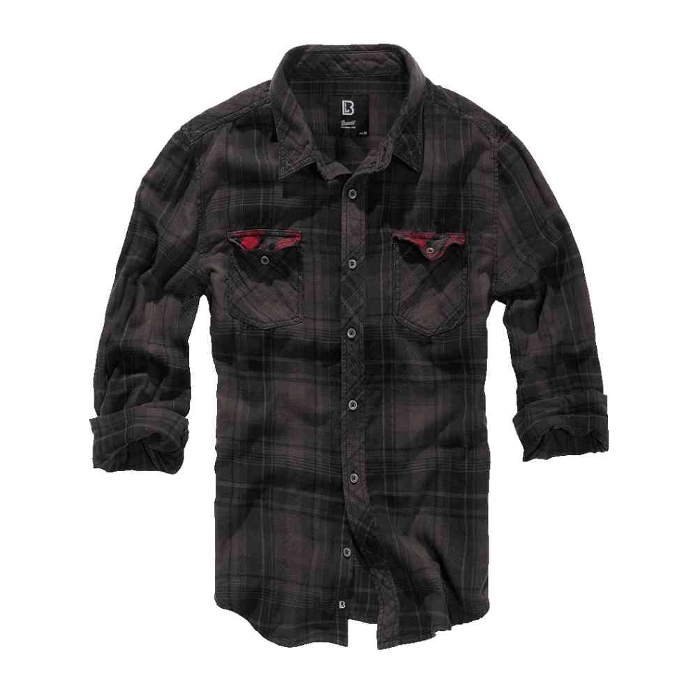 Brandit - Duncan Check Chemisier - Marron/Noir